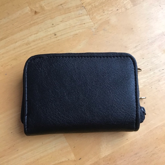 3/20$ vintage black leather key chain wallet - Picture 3 of 4